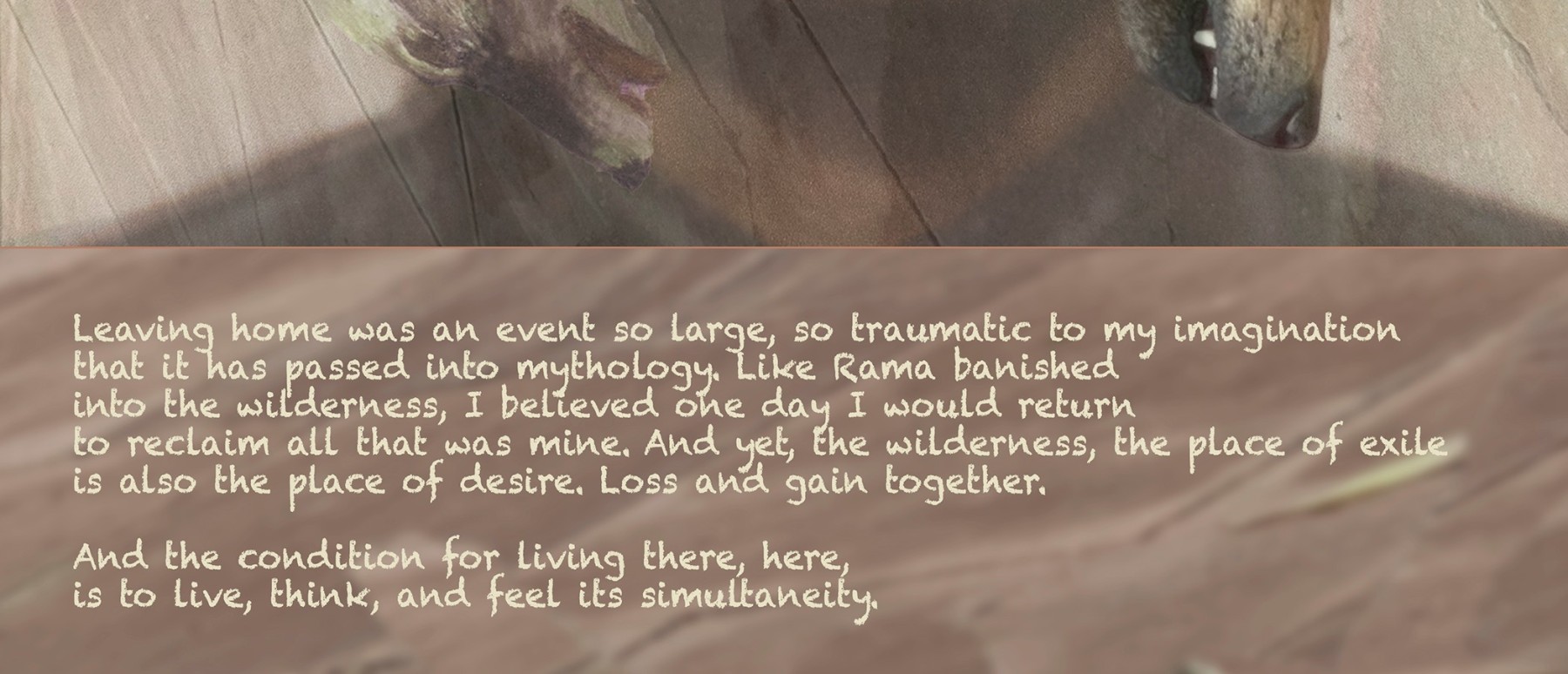 Spiritus, Indian Aphorisms | 1992/2024 (Detail)