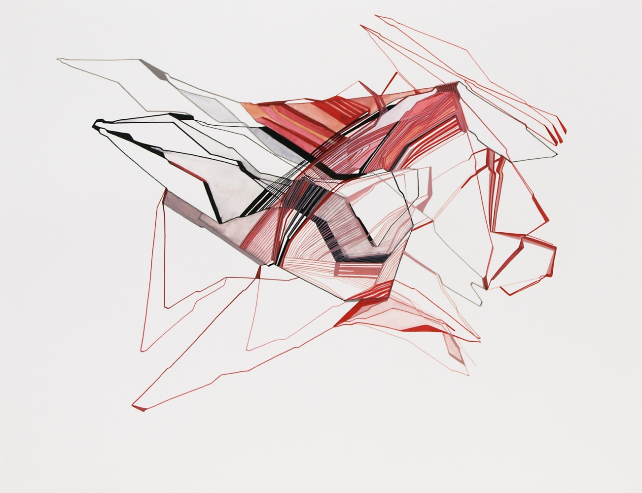 Is It That Way, 2010
Gouache on paper
10 1/2" x 13 3/4"