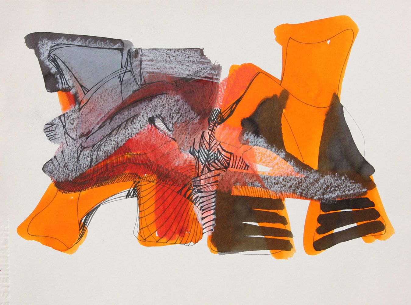 Still at it? | 1991
Pastel and ink on paper
Framed: 13.75” x 17.5” | Unframed: 10.5” x 14”
TG 5110