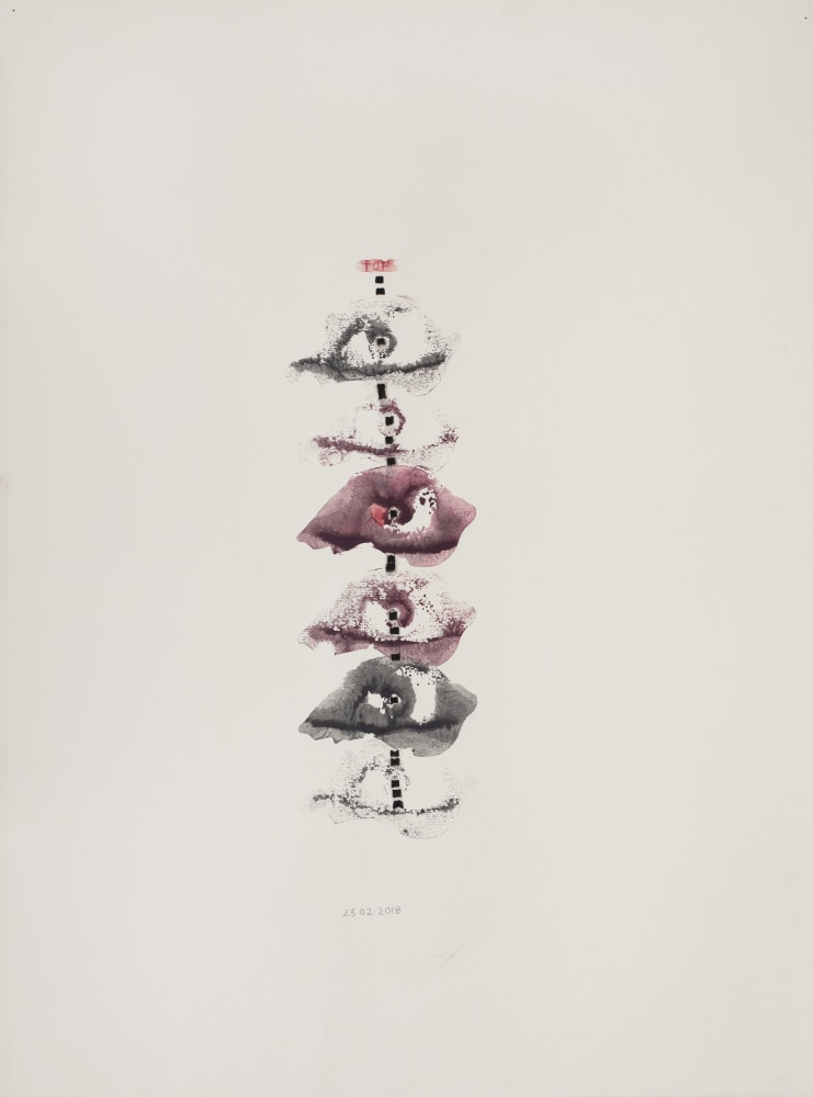 Shell, 2018
Watercolor on paper
33” x 25.25”
TG 4586