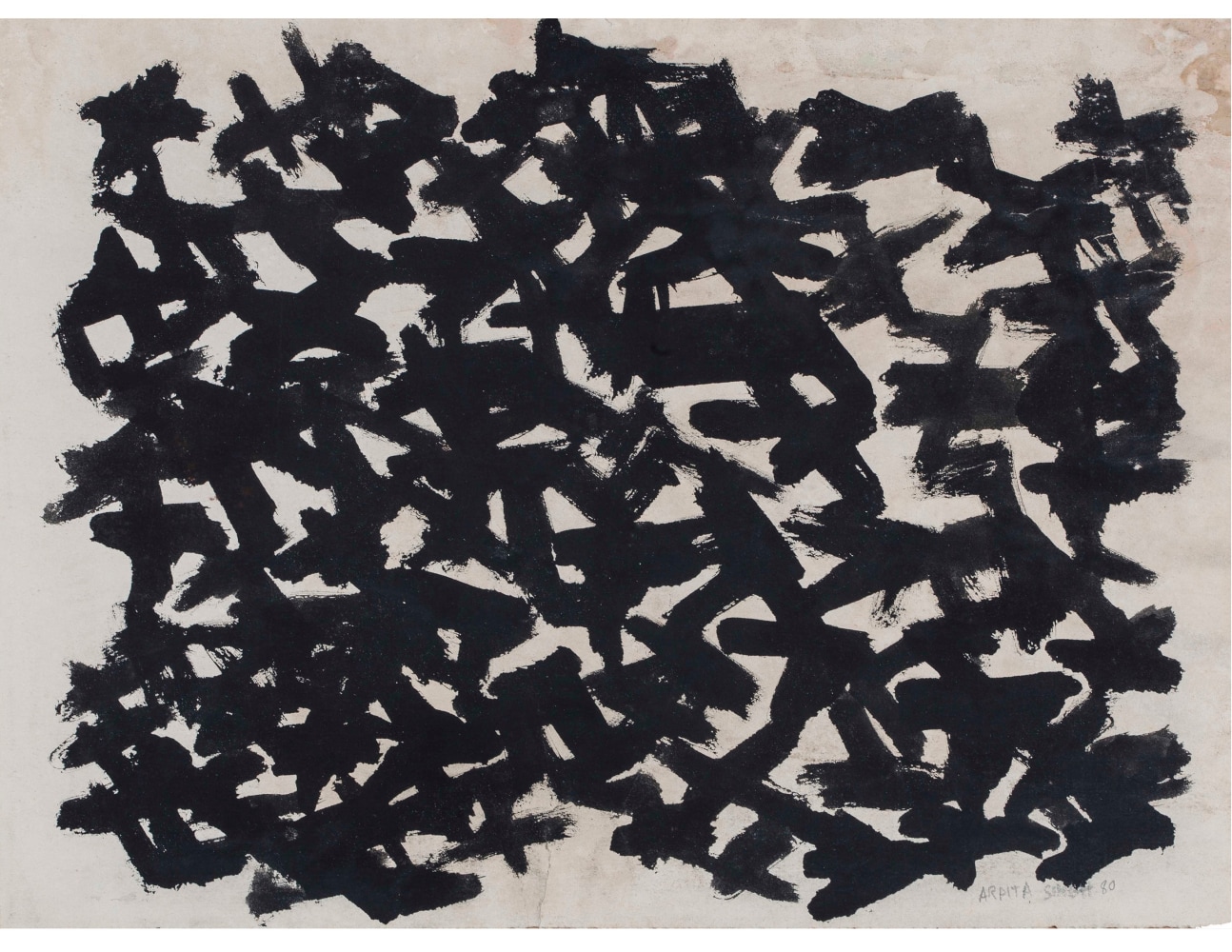 Untitled, 1980
Poster paint on paper
10.75&amp;quot; x 14.75&amp;quot;
TG 3873