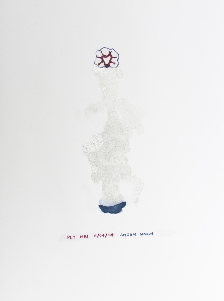 Anjum Singh
This is how I dressed on 11/4/2014 |&amp;nbsp;2015
Watercolor pencil&amp;nbsp;and powder pigments on paper&amp;nbsp;
12.13 x 9
TG 3622