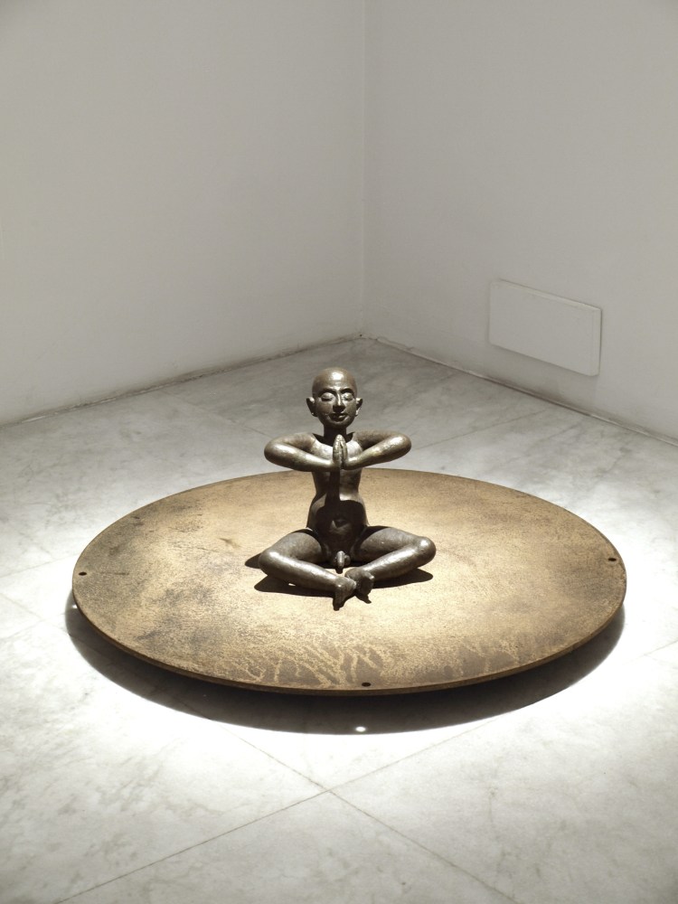 Devotee, 2015
Bronze and mild steel
Figure 10'' x 5'' x 4”
Part- II 30”diameter