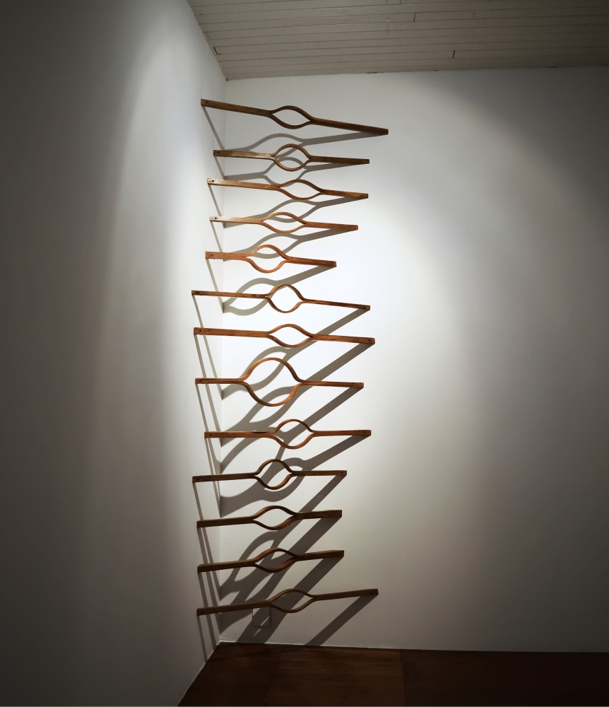 Tendu, 2013-2014
Walnut wood 
118 3/4” x 68 1/2” x 24” 