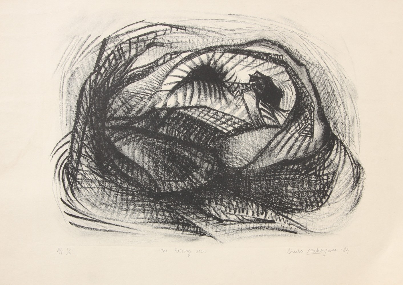 Santiniketan (The rising sun) | 1984
Lithograph
Framed: 17.25” x 23” | Unframed: 15” x 22”
TG 5106