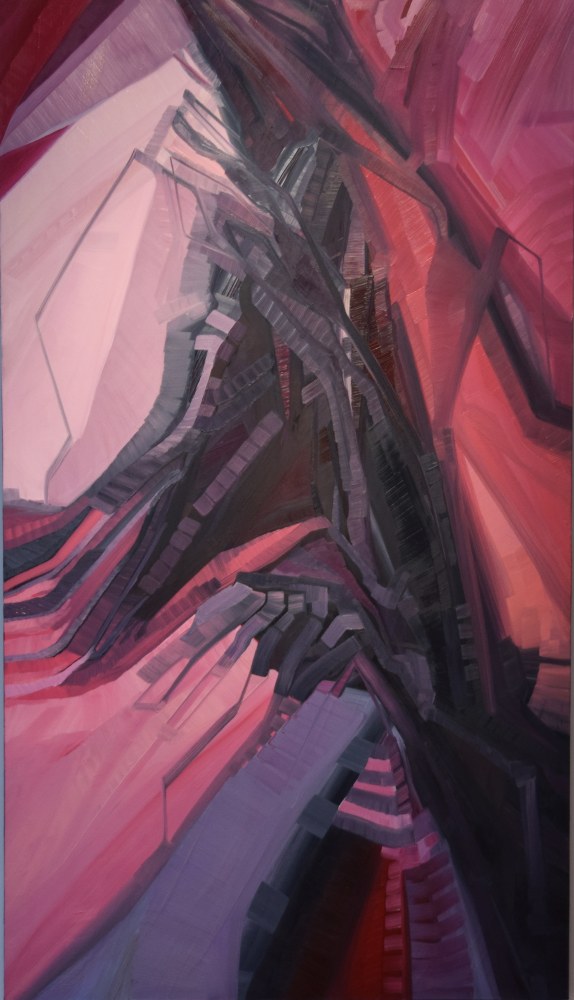 Just Like That, 2012
Oil on canvas
84" x 48"