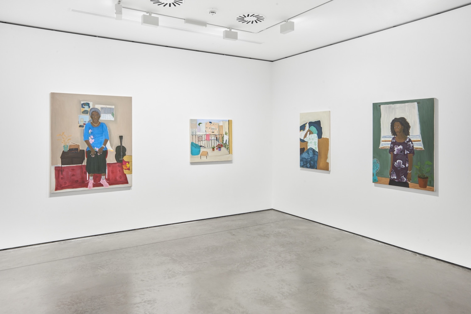 Installation view | Michal Worke, INNER VIEWS, Goodman Gallery London, 2022. Image: Alexander James Edwards