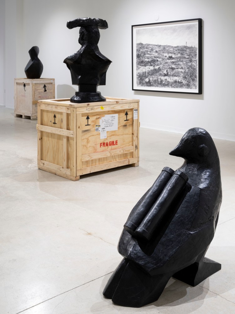 Installation views of&amp;nbsp;William Kentridge | Glyphs&amp;nbsp;at&amp;nbsp;Goodman Gallery Miami, 2021