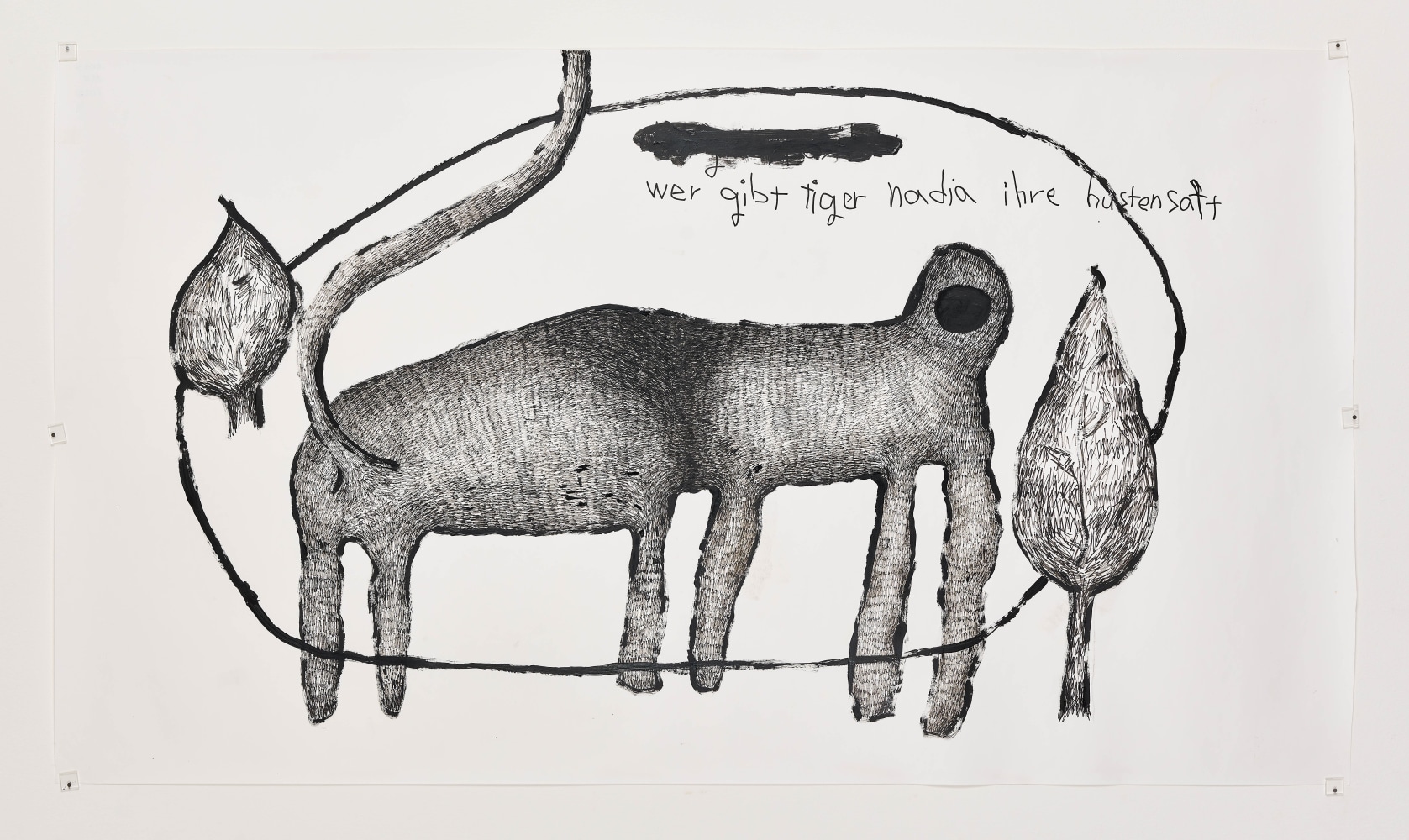 Farkhondeh Shahroudi

degrees of freedom 15, 2020

Felt pen and acrylic on paper

Work: 175 x 100 cm

Enquire