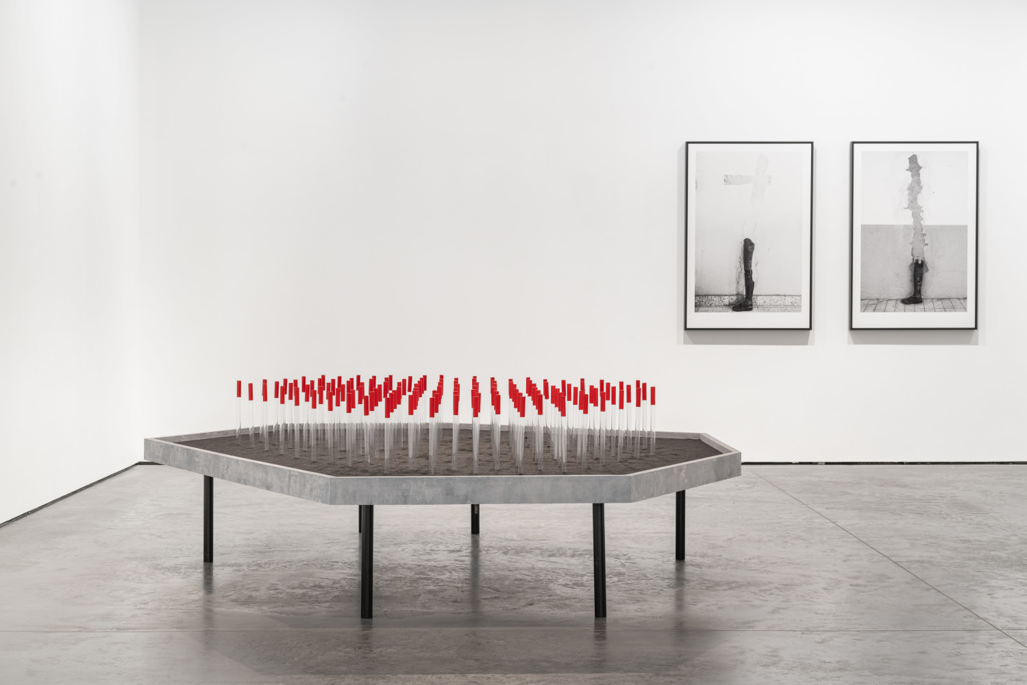 Installation View | Kiluanji Kia Henda, A Healing Path for Phantom Pain, Goodman Gallery London, 2022&amp;nbsp;Photo: Alexander James Edwards