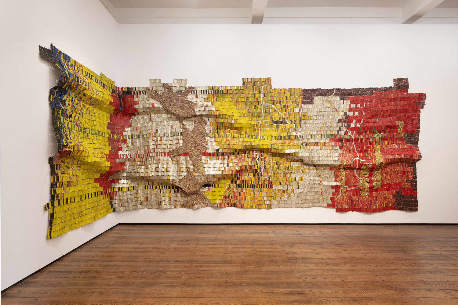 El Anatsui, Freedom, Installation view, Goodman Gallery Cape Town
