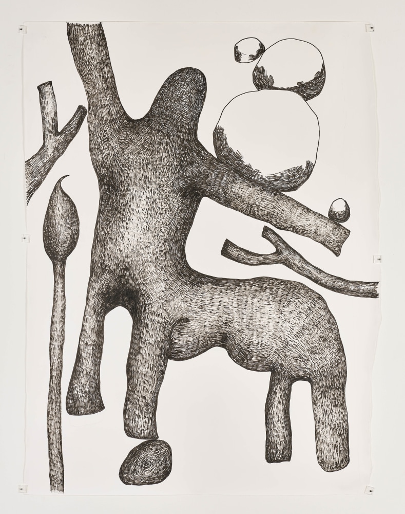 Farkhondeh Shahroudi

degrees of freedom 5, 2018

felt pen and acrylic on paper

Work: 150 x 110 cm

Enquire