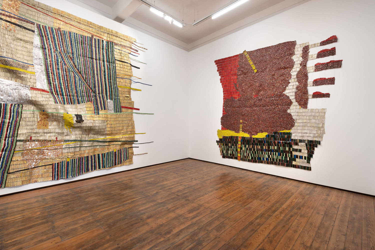 El Anatsui, Freedom, Installation view, Goodman Gallery Cape Town