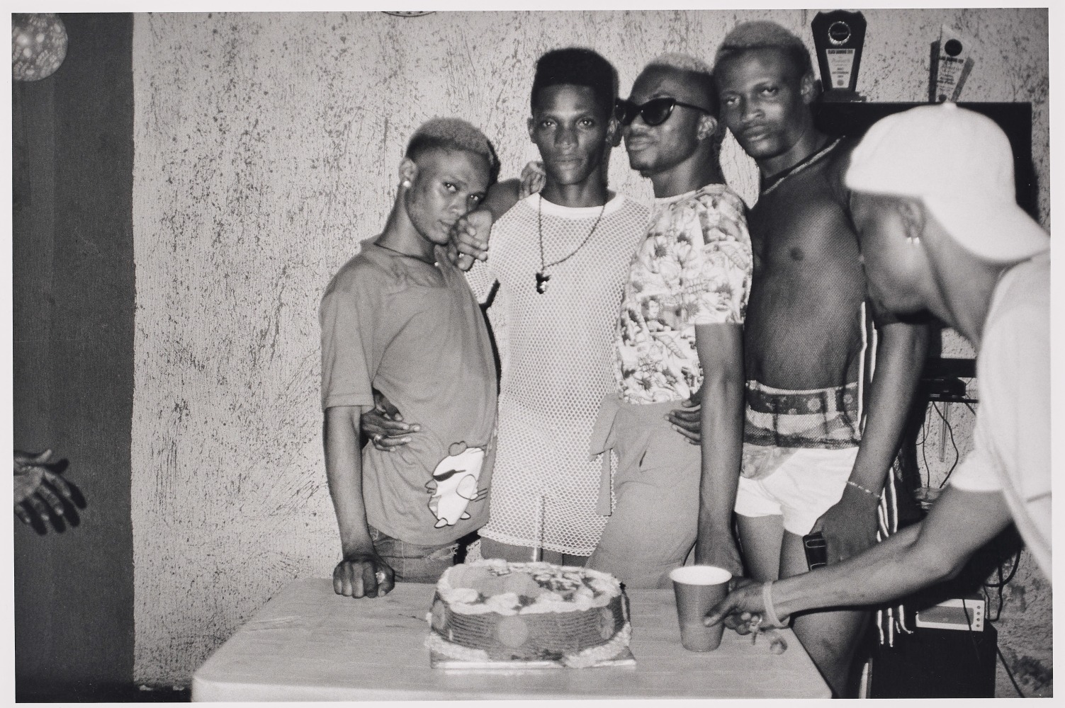 Sabelo Mlangeni
Sodiq,Tobi,Nonso and Tonnex, 2019 &amp;nbsp;

Hand printed silver gelatin print&amp;nbsp;
Paper: 30 x 40 x 3.5 cm / 11.81 x 15.74 x 1.37 in

Edition of 7

Enquire