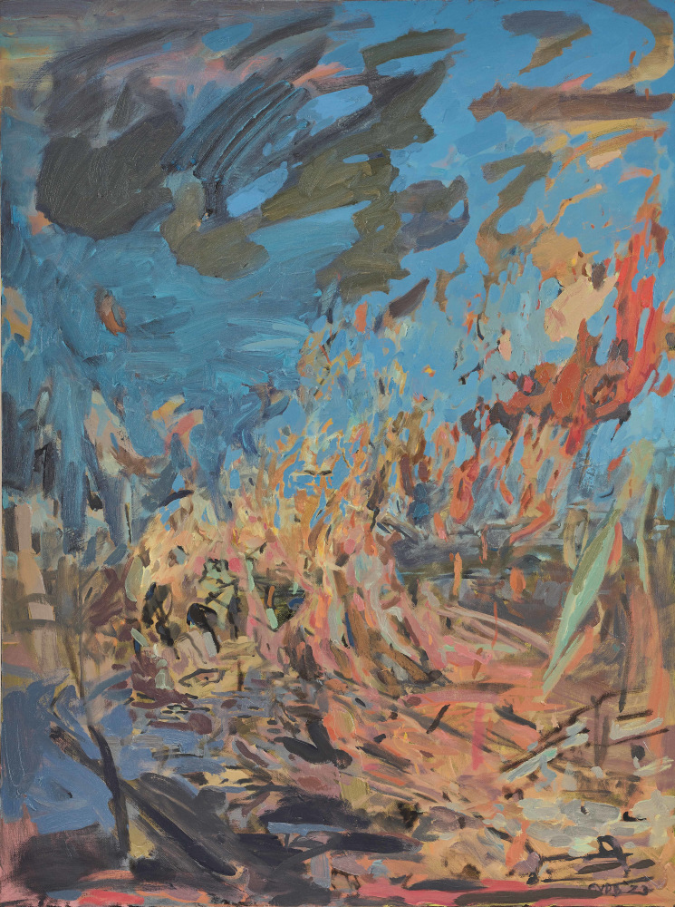 Clive van den Berg

Unsettled Air II, 2024

Oil on canvas

Work: 100 x 76 cm (39.4 x 29.9 in.)

Unique

&amp;nbsp;

Enquire