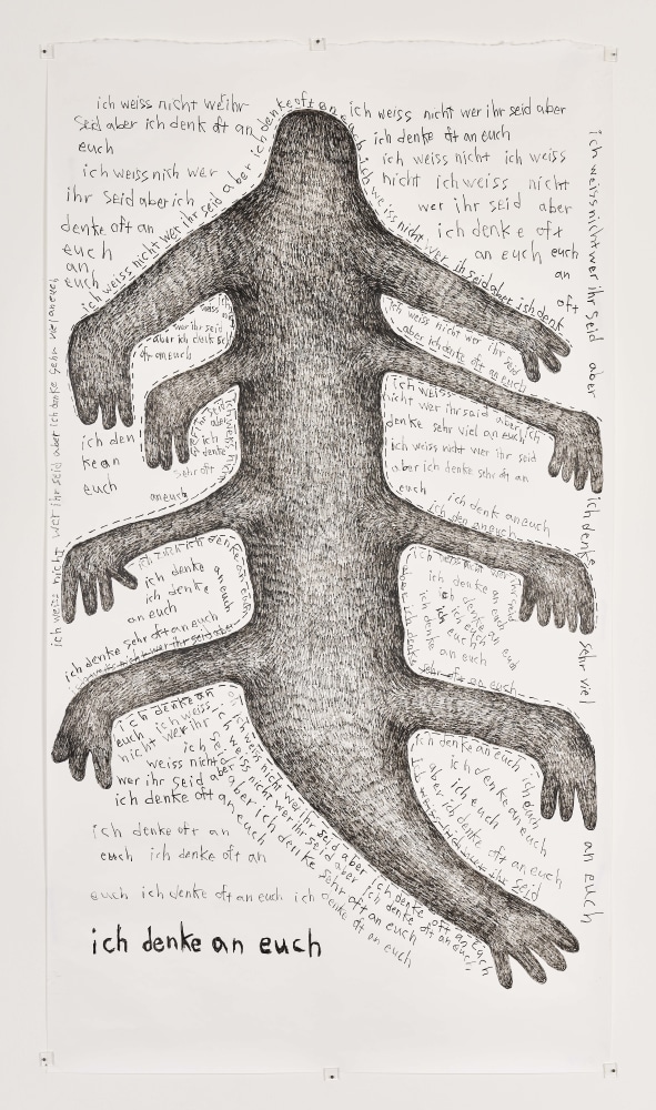 Farkhondeh Shahroudi

degrees of freedom 14, 2020

Felt pen and acrylic on paper

Work: 170 x 100 cm

Enquire