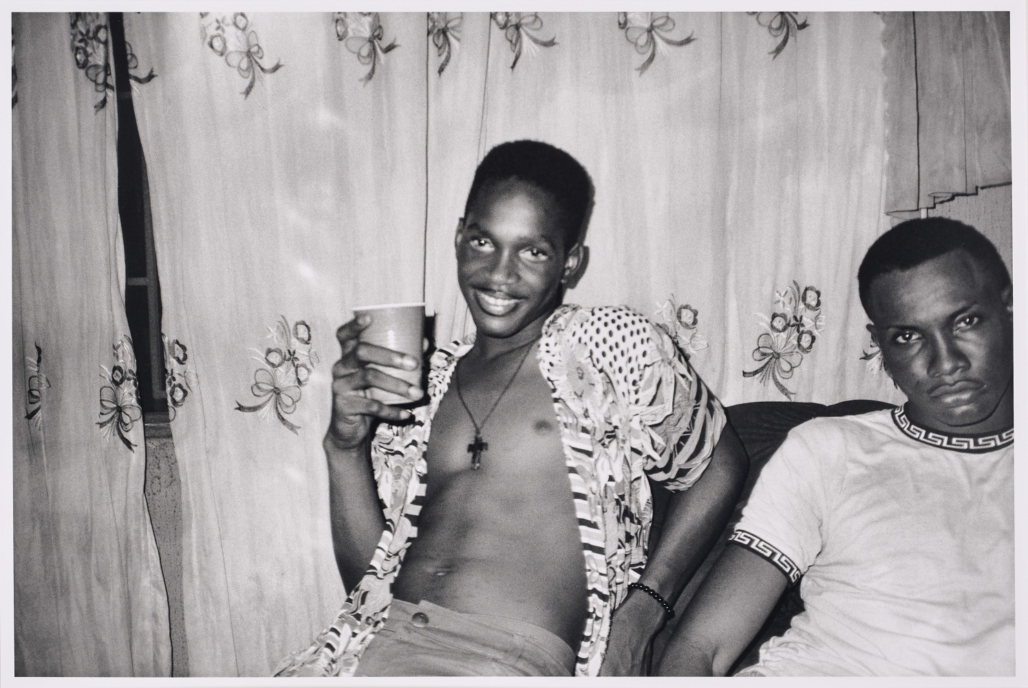 Sabelo Mlangeni

01.25am with Fakos, 2019

Hand printed silver gelatin print

Work: 40.5 x 52 x 3.5 cm / 15.9 x 20.4 x 1.3 in

Paper: 30 x 40 cm / 11.81 x 15.74 in

Edition of 7

Enquire