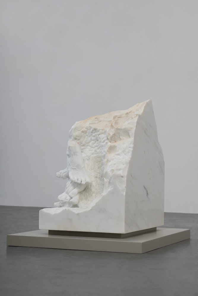 Dorothy Cross
Generations, 2022
hand-carved Statuario Marble
65 x 62.1 x 43.4 cm / 25.6 x 24.4 x 17.1 in