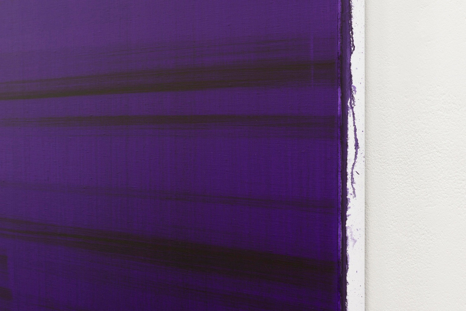 Callum Innes&amp;nbsp;
Untitled Lamp Black / Deep Purple Dioxazine, 2023
oil on linen
195 x 190 cm / 76.8 x 74.8 in&amp;nbsp;