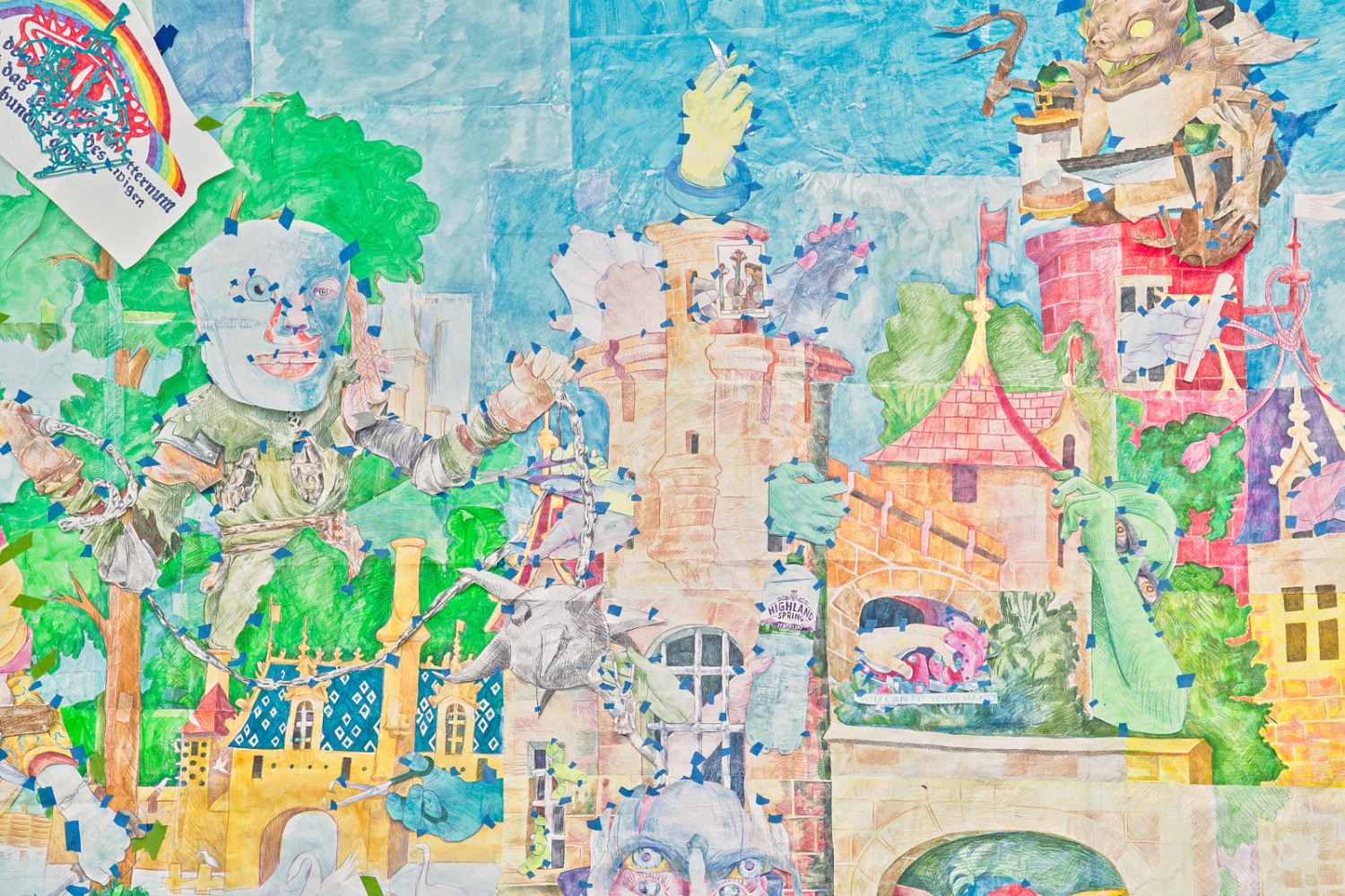 Sam Keogh, 'The Unicorn is Killed and Returned to the Castle Cartoon'