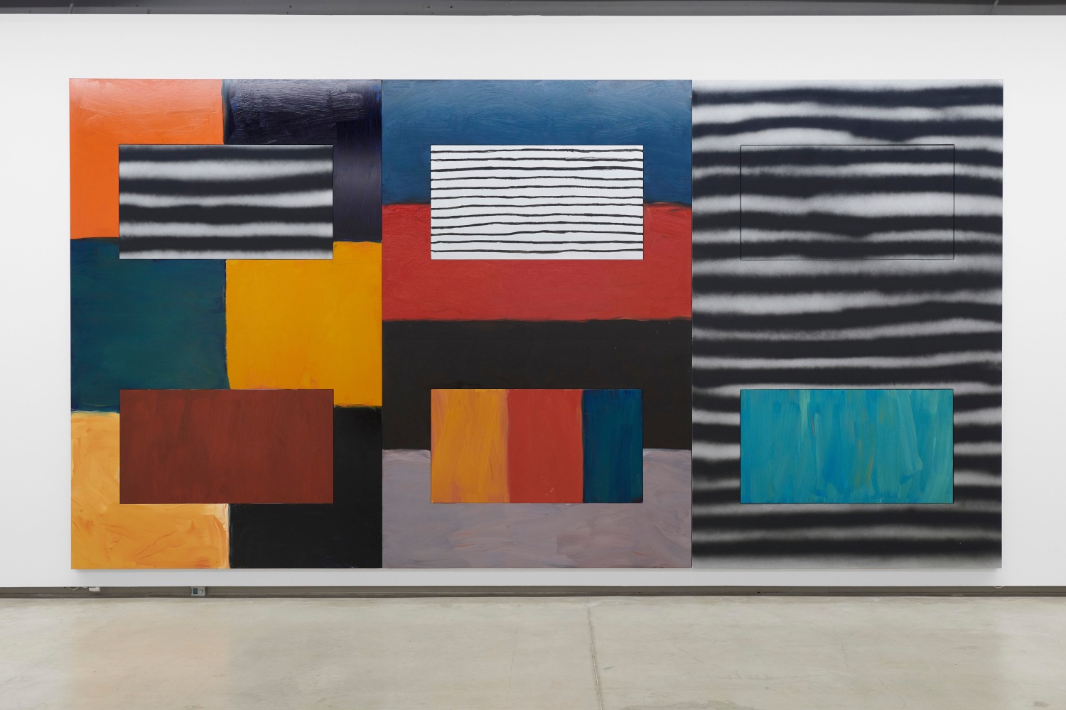 Sean Scully
Beyond the Line: Stefan Gierowski and Sean Scully, 2024
Curated by Joachim Pissarro
Stefan Gierowski Foundation, Warsaw, Poland