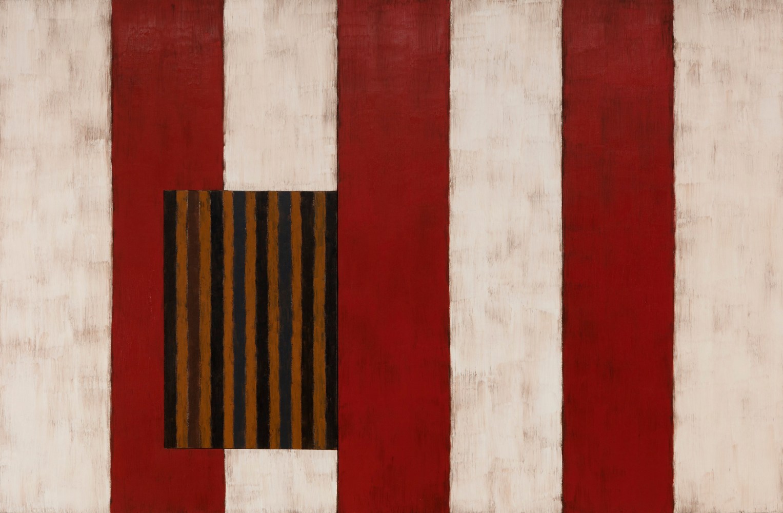 Sean Scully, Pale Fire, 1988, oil on linen, 243.8 x 372.1 cm / 96 x 146.5 in. Collection of the Modern Art Museum of Fort Worth