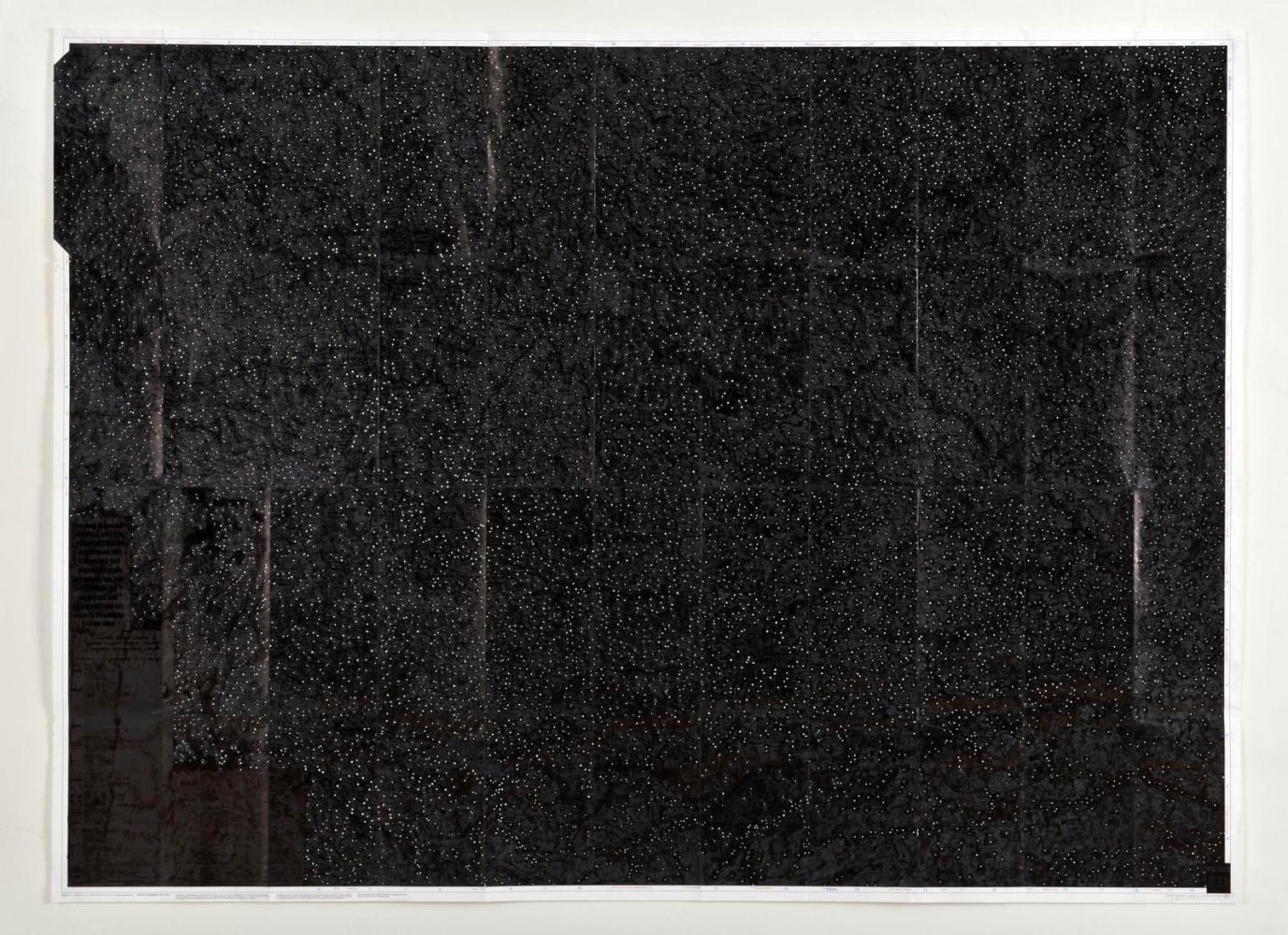 Kathy Prendergast, BLACK MAP SERIES (Germany South)