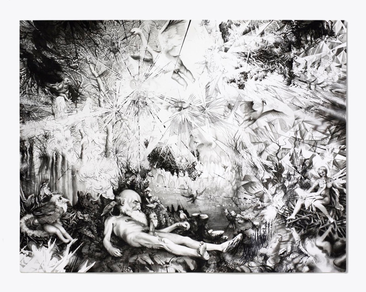 Eoin Mc Hugh
Orzchis caldemia, 2018-2019
acrylic ink and watercolour on paper
56 x 72.5 cm / 22 x 28.5 in paper size&amp;nbsp;