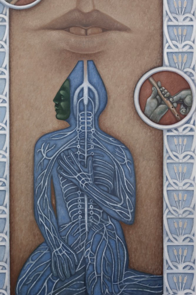 Justin Fitzpatrick

Aeolian Harp Suspension Bridge, 2024

oil on linen, oak frame

180 x 140 cm / 70.9 x 55.1 in

183 x 143 x 3 cm / 72 x 56.3 x 1.2 in framed