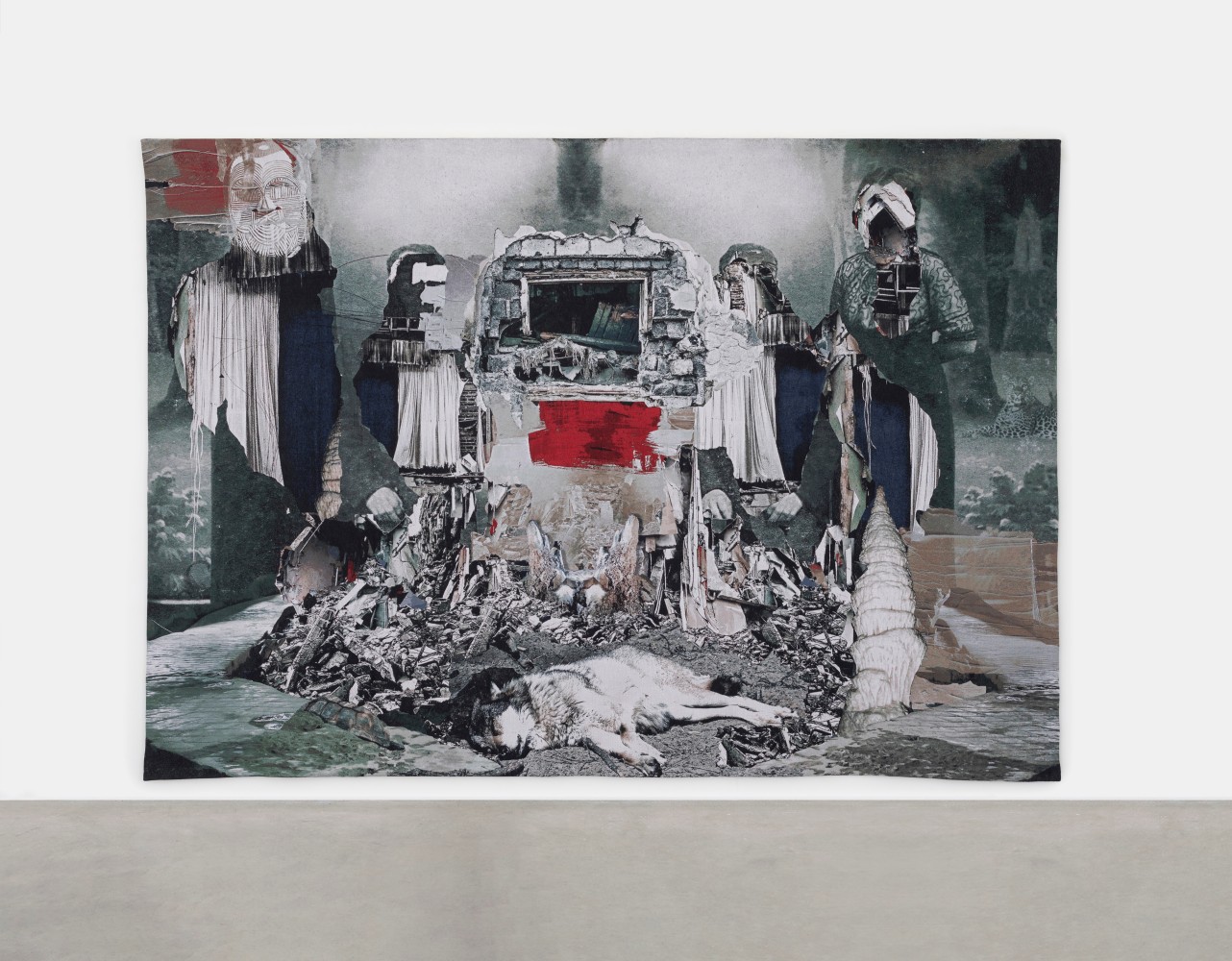 Ailbhe N&amp;iacute; Bhriain&amp;nbsp;

Interval VII,&amp;nbsp;2025

Jacquard tapestry, cotton, wool, silk, edition of 3 + 2AP

280 x 406.5 cm / 110.2 x 160 in&amp;nbsp;