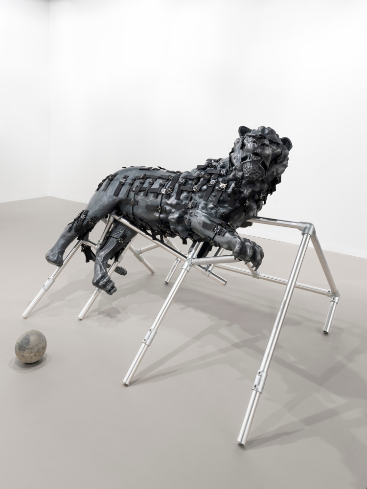 Siobh&amp;aacute;n Hapaska&amp;nbsp;
Lion,&amp;nbsp;2024
polylactic acid, paint, concrete, aluminium
163 x 220 x 192 cm / 64.2 x 86.6 x 75.6 in&amp;nbsp;