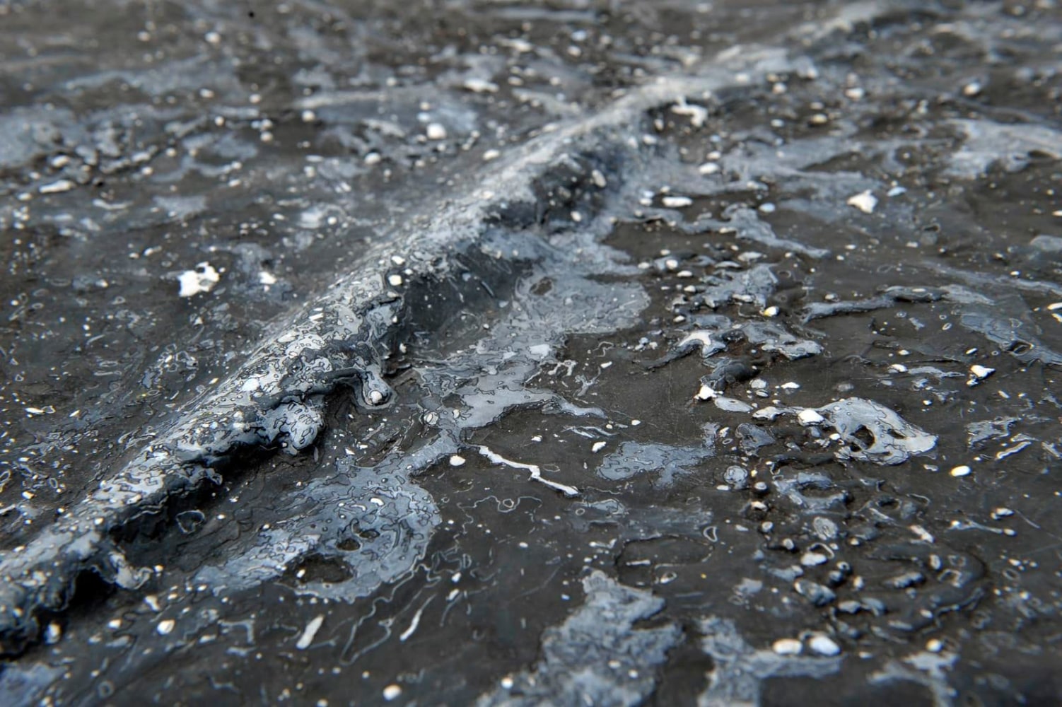 Kathy Prendergast,&amp;nbsp;The Grey Before Dawn detail, 2009 Bronze and paint, 52 x 57 x 68 cm / 20.5 x 22.4 x 26.8 in