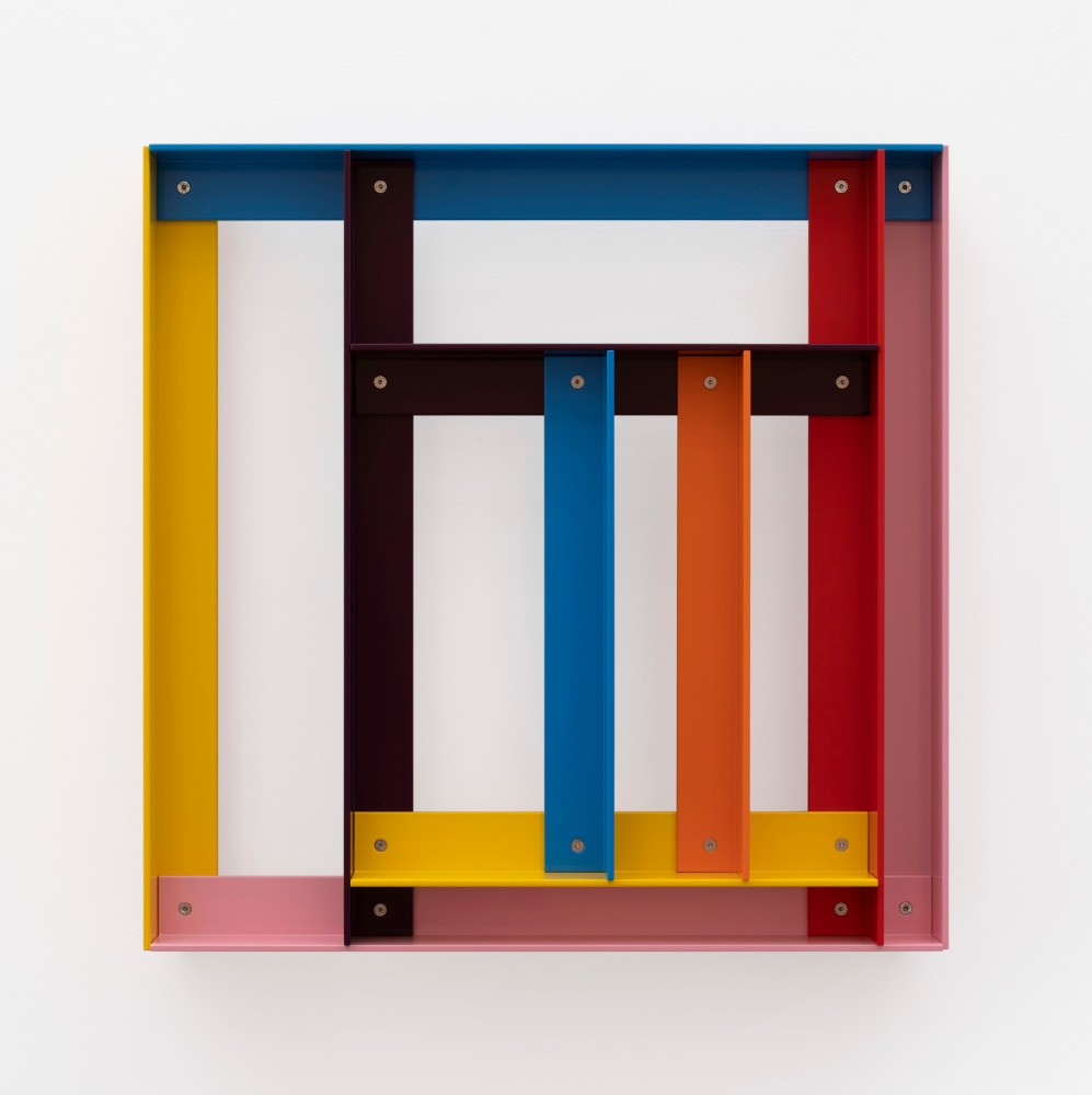 Liam Gillick
Perceived Complex
2022
powder-coated aluminium
60 x 60 cm / 23.6 x 23.6 in