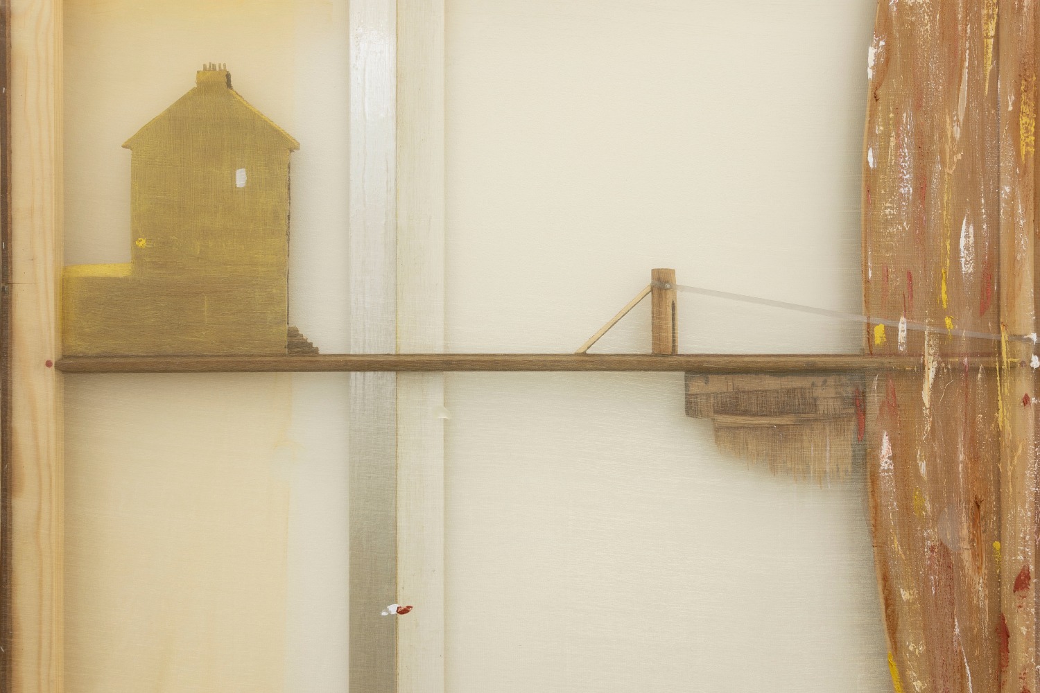 House tree bridge,&amp;nbsp;2018-21
mixed materials
121.5 x 160.5 x 5 cm / 47.8 x 63.2 x 2 in

&amp;nbsp;