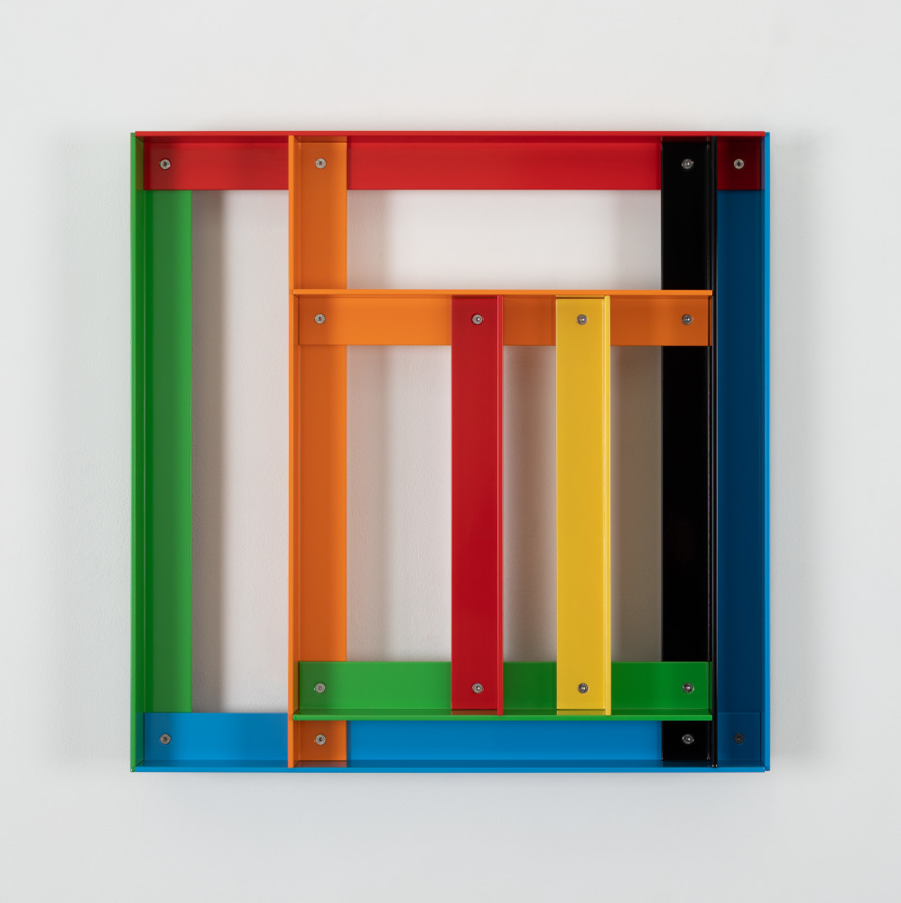 Liam Gillick
Retention Complex
2022
powder-coated aluminium
60 x 60 cm / 23.6 x 23.6 in&amp;nbsp; &amp;nbsp;