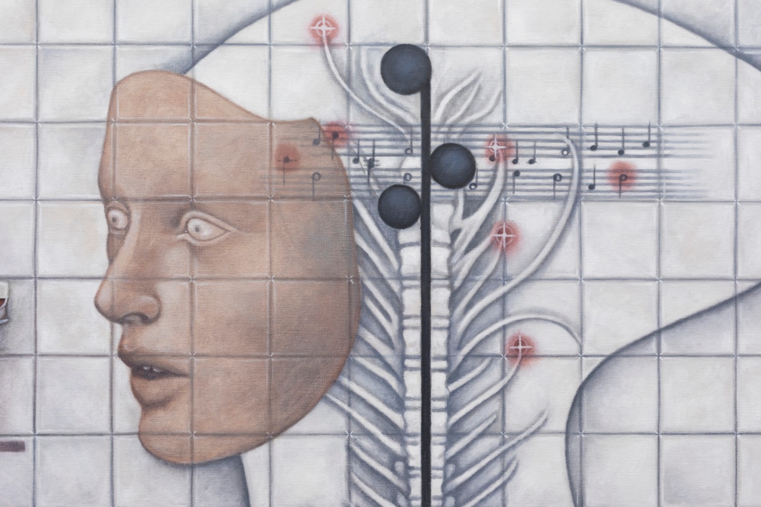 Justin Fitzpatrick

Memory of a birthday, 2024

oil on linen, oak frame

140 x 180 cm / 55.1 x 70.9 in

143 x 183 x 3 cm framed / 56.3 x 72 x 1.2 in framed