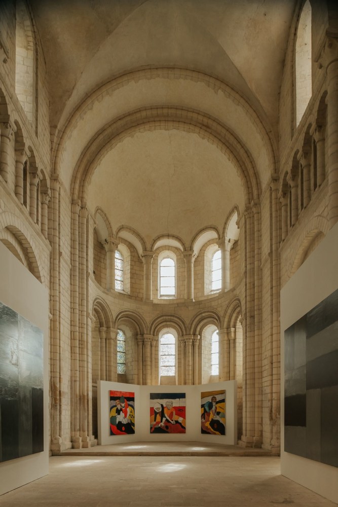 Sean Scully, &amp;Eacute;glise Saint-Nicolas de Caen, installation view, Normandie Impressioniste 2024, 21 June &amp;mdash; 29 September 2024