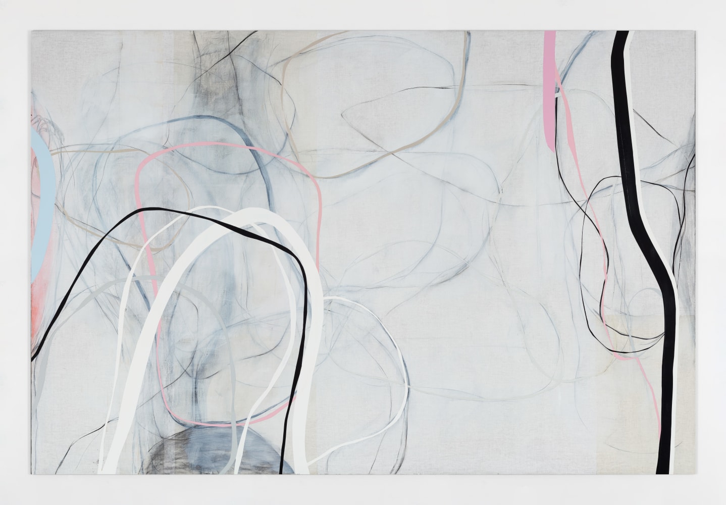 Zhou Li&amp;nbsp;
Lines - Pink No. 2, 2017
mixed media on canvas
200 x 300 cm / 78.7 x 118.1 in&amp;nbsp;&amp;nbsp;