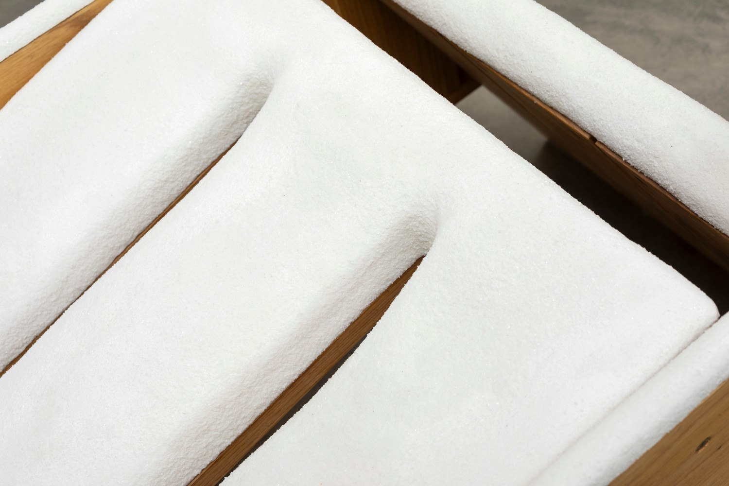 Ryan Gander&amp;nbsp;

Overturned Rietveld chair after a snow flurry,&amp;nbsp;2017

ash, marble resin

60 x 62 x 84 cm / 23.6 x 24.4 x 33.1 in&amp;nbsp;