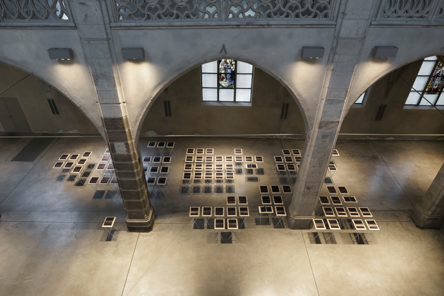 Kathy Prendergast
Atlas, 2019
Kunst-Station Sankt Peter, K&amp;ouml;ln, Germany
Photo: Chris Franken