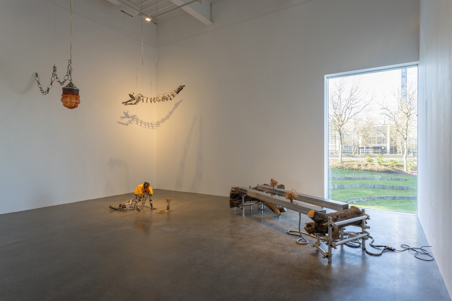 Installation view of works by Siobh&amp;aacute;n Hapaska at Trickster Figures:&amp;nbsp;Sculpture and the Body, MK Gallery, Milton Keynes, UK.&amp;nbsp;4 February &amp;ndash; 7 May 2023. Photo by Rob Harris
