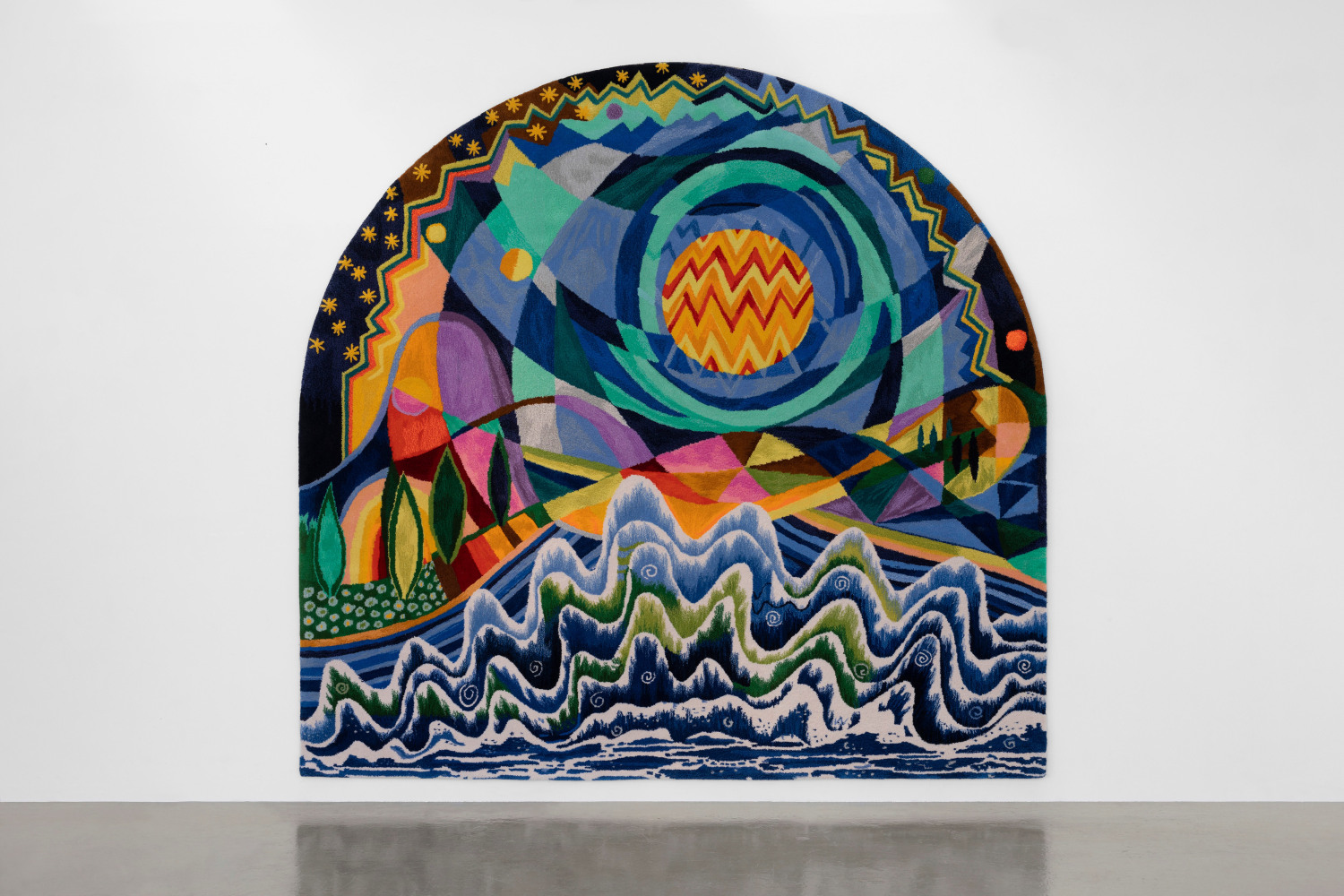 Isabel Nolan&amp;nbsp;

Deep Time Day, 2024

hand-tufted 100% New Zealand Wool, 12 mm pile

300 x 314 cm

118.1 x 123.6 in &amp;nbsp;