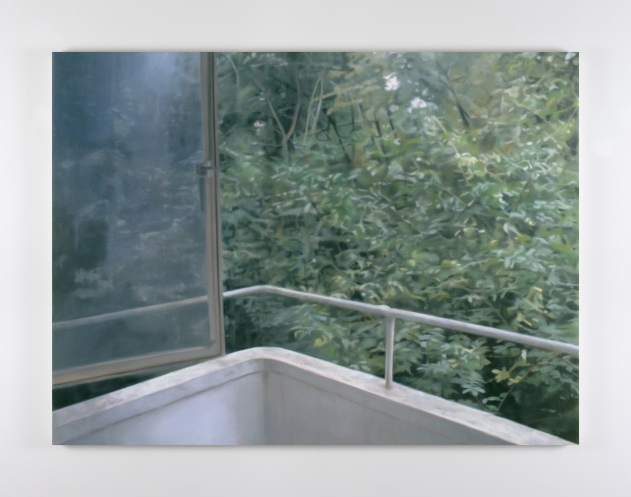 Paul Winstanley&amp;nbsp;
Walter Gropius&amp;rsquo; Balcony, 2002
oil on linen
110 x 146 cm / 43.3 x 57.5 in&amp;nbsp; &amp;nbsp;