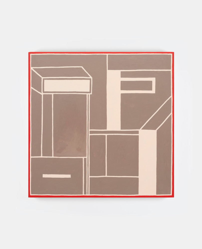 Nathalie Du Pasquier&amp;nbsp;

in the city,&amp;nbsp;2024

oil on canvas

100 x 100 cm / 39.4 x 39.4 in&amp;nbsp; &amp;nbsp;