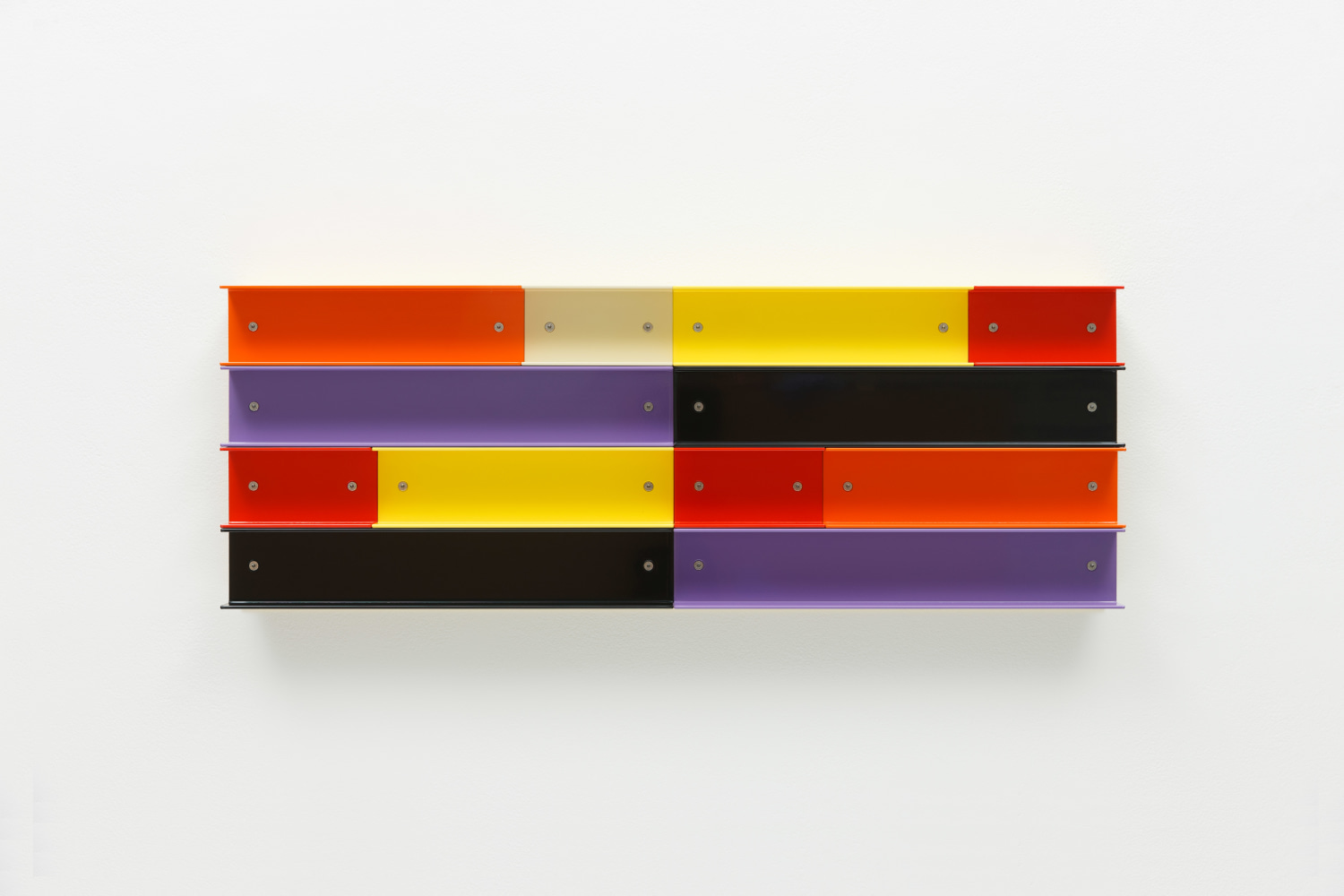 Liam Gillick&amp;nbsp;
Diversity Channelled, 2018
powder-coated aluminium
32 x 90 x 8 cm / 12.6 x 35.4 x 3.1 in&amp;nbsp;

&amp;nbsp;