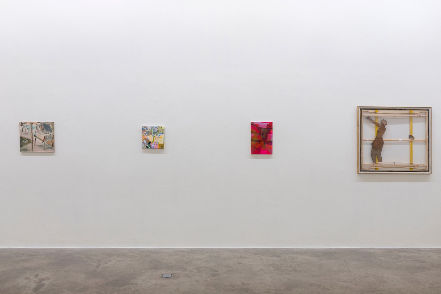 Victoria Morton &amp; Merlin James, Double Shuffle, Kerlin Gallery, 2 June – 8 July. Photography: Louis Haugh