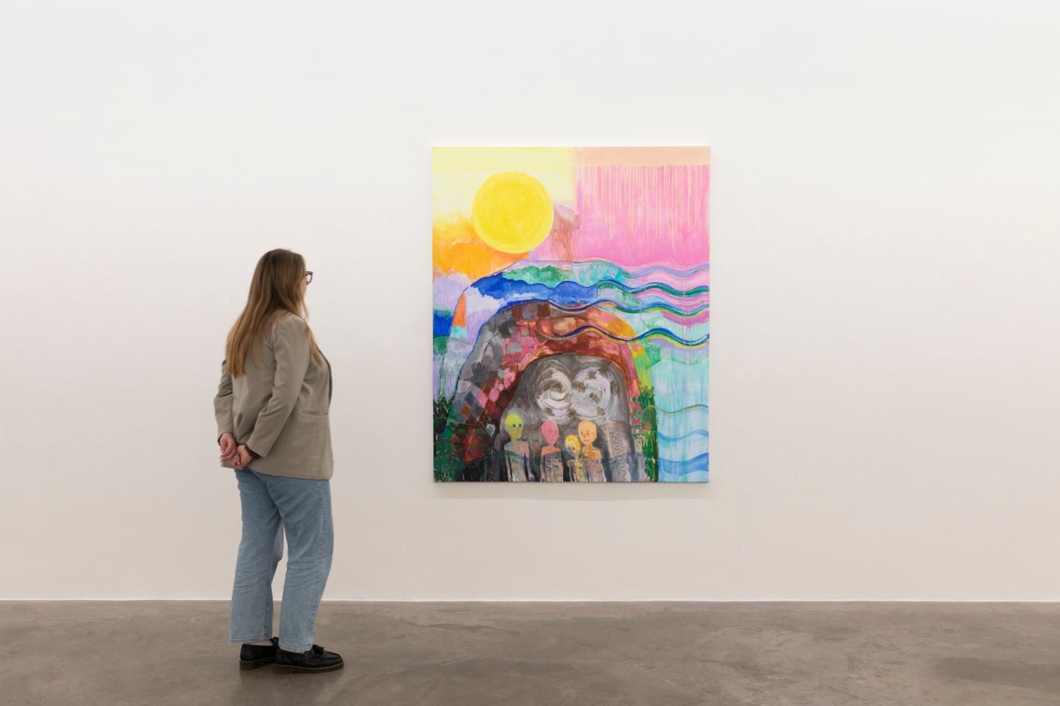 Isabel Nolan

Dead talk (archaeologists), 2022

water-based oil on canvas

170 x 140 cm /&amp;nbsp;66.9 x 55.1 in