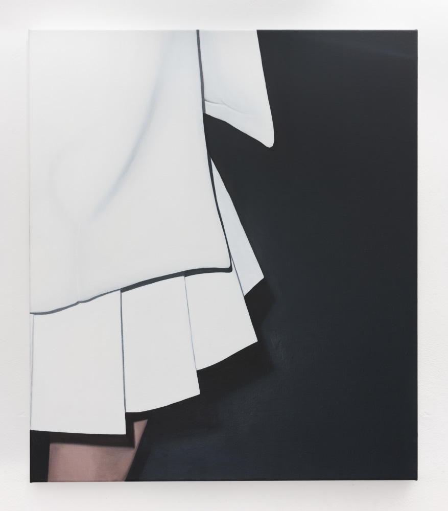 Marcel Vidal&amp;nbsp;
White Dress III, 2018
oil on linen
70 x 60 cm / 27.6 x 23.6 in&amp;nbsp; &amp;nbsp;