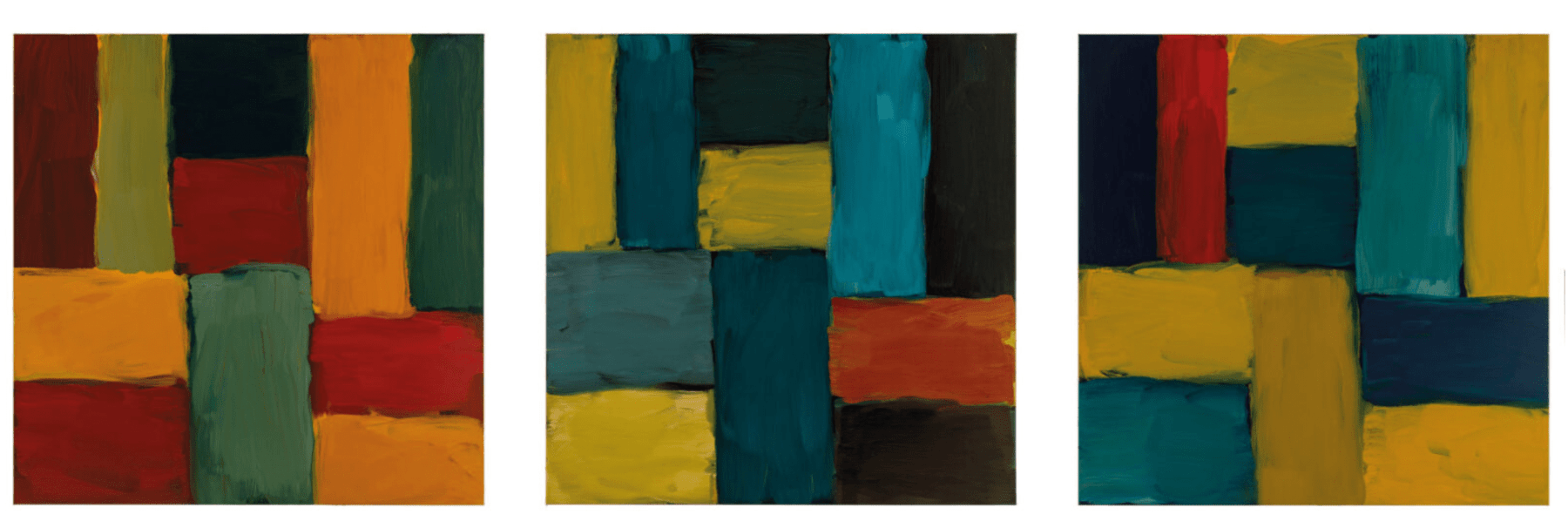 Sean Scully

Arles Nacht Vincent, 2015

Triptych, oil on linen

Photo: Christoph Knoch