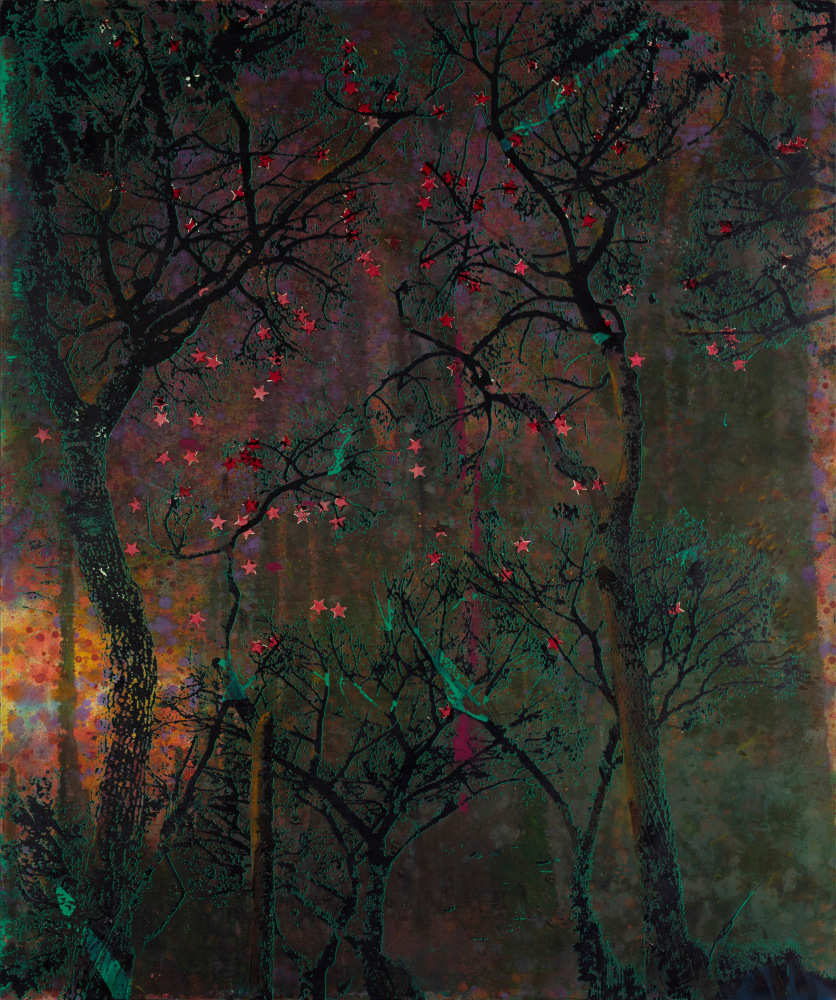 Elizabeth Magill&amp;nbsp;
Red Stars,&amp;nbsp;2021
oil and mixed media on canvas
183 x 153 cm / 72 x 60.2 in&amp;nbsp; &amp;nbsp;